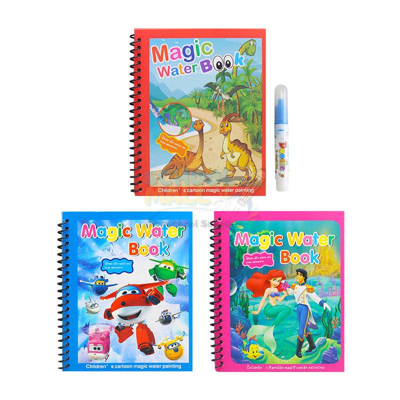 Reusable Kids Magic Water Drawing Book for Boys