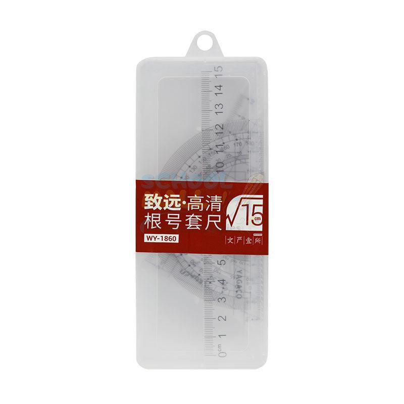 4 Pcs Math Geometry Ruler Set – School Mall - Educational Toys ...