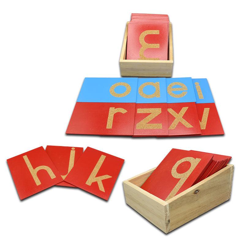 Montessori Small Alphabet Sandpaper Letters with Boxes – School Mall ...