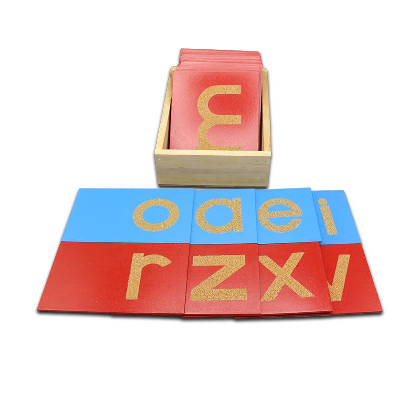 Sandpaper Letters Set Montessori Small Alphabet Sandpaper Letters with Boxes – School Mall ...