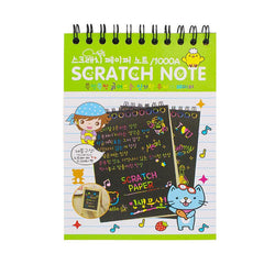 Rainbow Scratch Note Book small