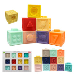 Soft Rubber Relief Building Blocks (1443)