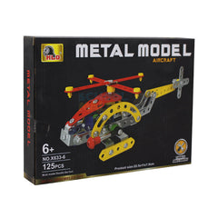 STEM Metal Assembled Toy Helicopter Large