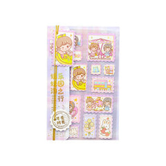 4 Sheets Cute Stickers for kids