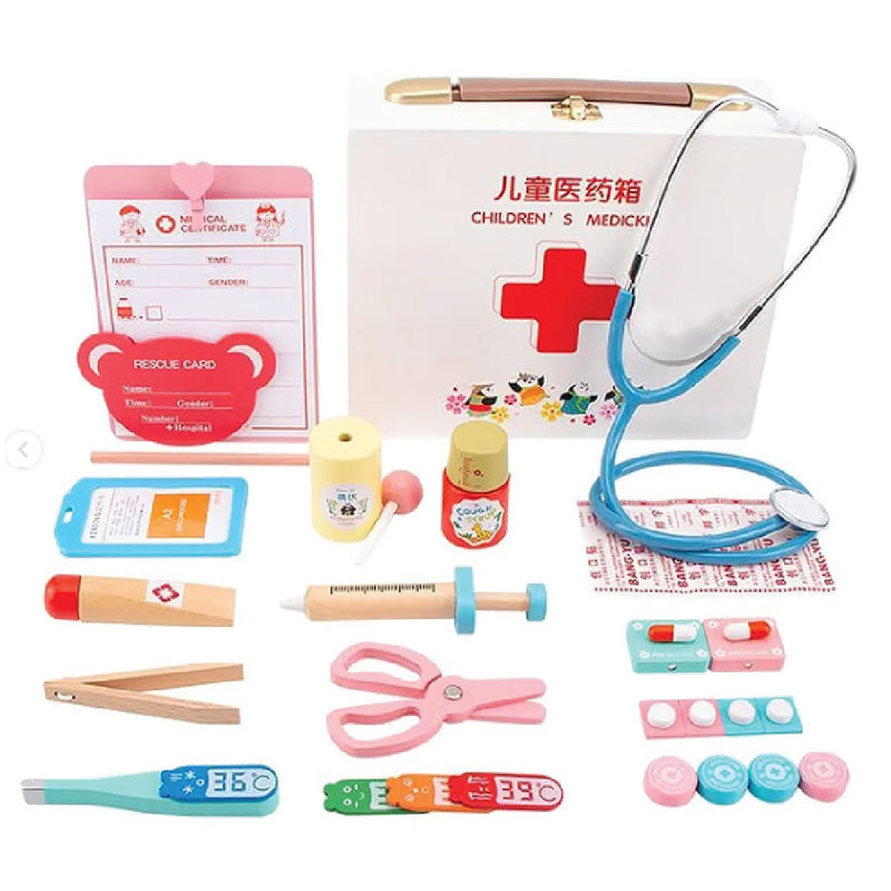 Children's Medical kit Wooden
