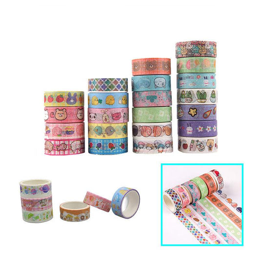 6 Rolls Cute Tape Set