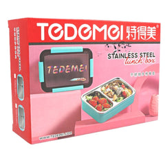 Hot & Cool TEDEMEI Stainless Steel Multi Grid Lunch Box-Large