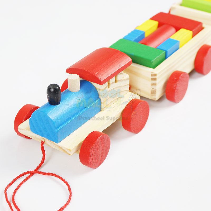 The Three Section Train Blocks Wooden Toy #1865 – School Mall ...