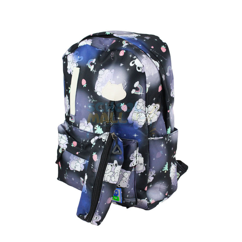 Funny Nick School Bag with Pouch 18"