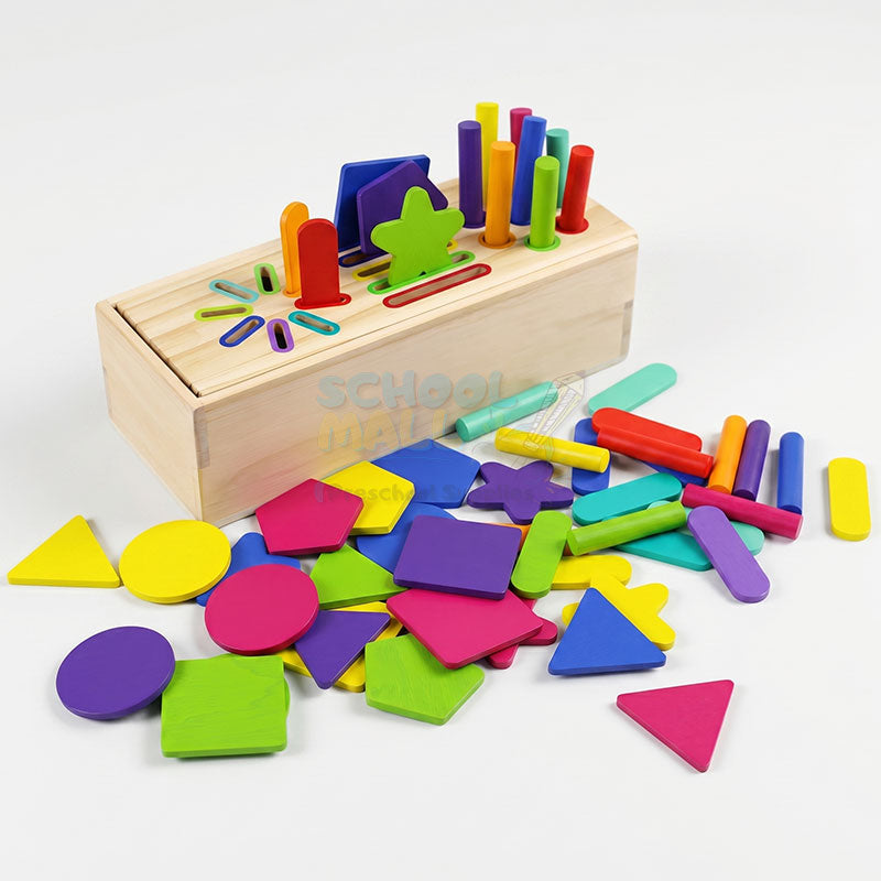 Wooden Shapes Sorting Game