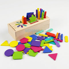 Wooden Shapes Sorting Game