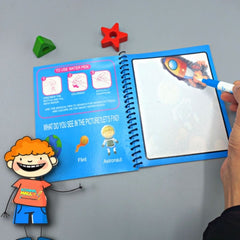 Reusable Magic Water Book for Kids