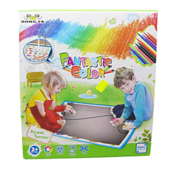 Washable Fantastic Color Mat with Markers