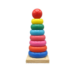 Wooden Rainbow Tower Large with Box