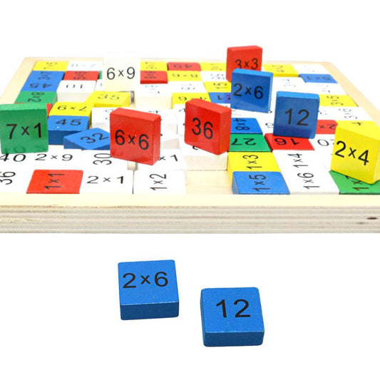 Wooden Multiplication Table Blocks HYL-551