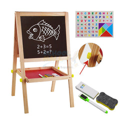 Wooden Children's Learning Double Sided Drawing Board 1564