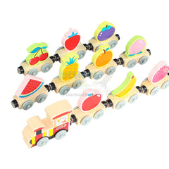 Wooden Magnetic Fruits Little Train 11 Pcs #1861