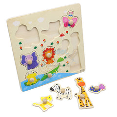 Wooden Peg Puzzles Board for Kids (1851)