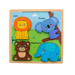 Multifunctional Wooden Puzzle Drawing Board