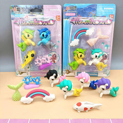 Mermcorn Erasers - Premium Quality Eraser Set