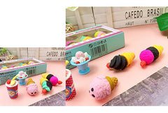 Ice Cream Erasers - Premium Quality Eraser Set