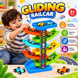Gliding Railcar Track Set for Kids 00788