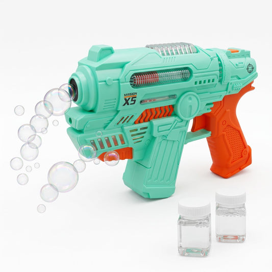 Emission Bubble Gun with Light & Music