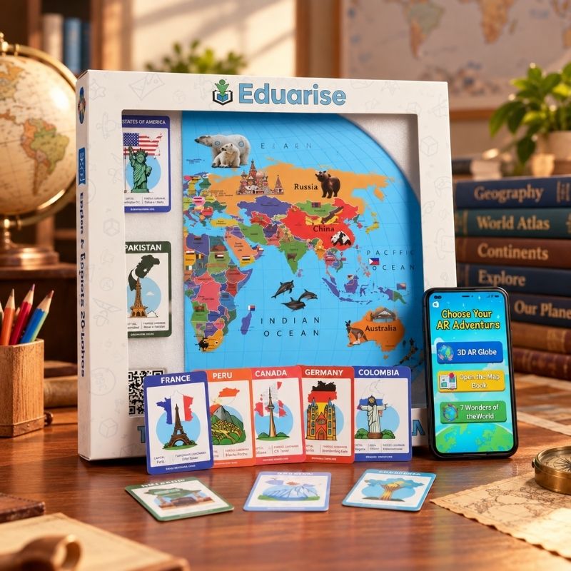 AR World Map Learning Comes Alive