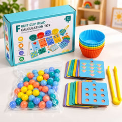 Fruit Clip Bead Calculation Toy