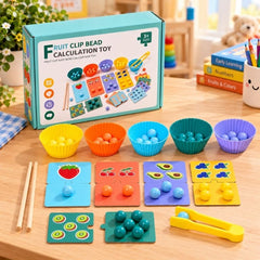 Fruit Clip Bead Calculation Toy