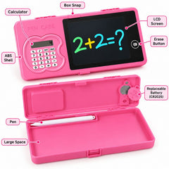 Stationery Box with LCD Writing Pad & Calculator