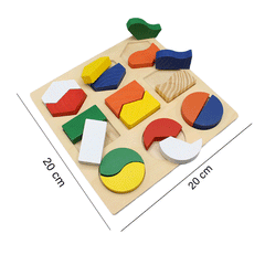 Geometric Shape Jigsaw Puzzle Board 800