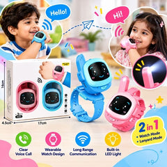 Walkie Talkie Watch with LED Light