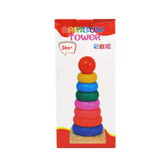 Wooden Rainbow Tower Large with Box