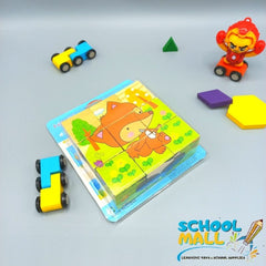 3D 6-sided Painting Puzzle Jigsaw Blocks 9pcs