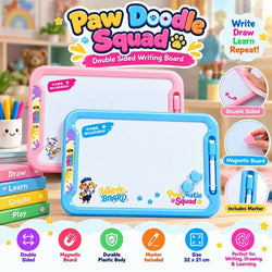 Double Sided Writing Board – Paw Doodle Squad