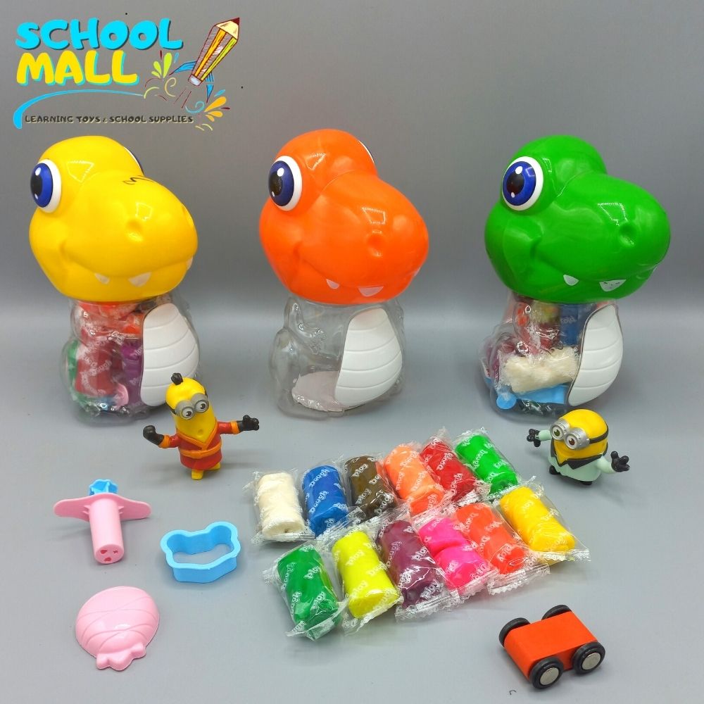 kids Educational Clay Dough 12 Colour – Crocodile Shape