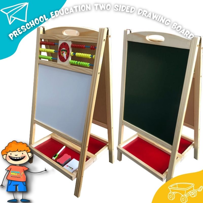 Two Sided Magnetic Wooden Board – Preschool Education WD-812
