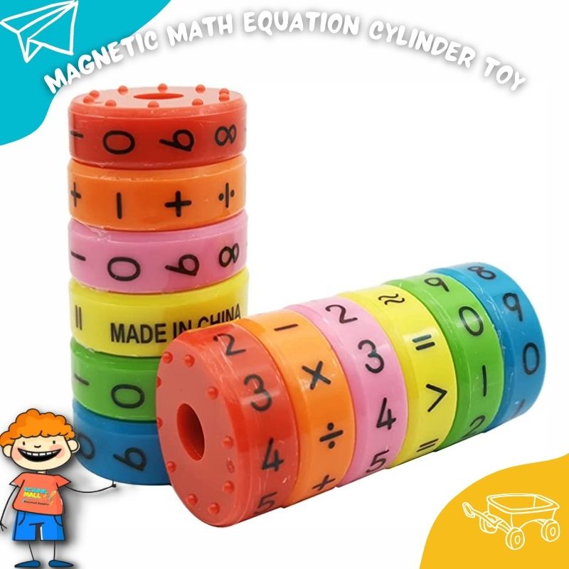 Magnetic Math Equation Cylinder Toy