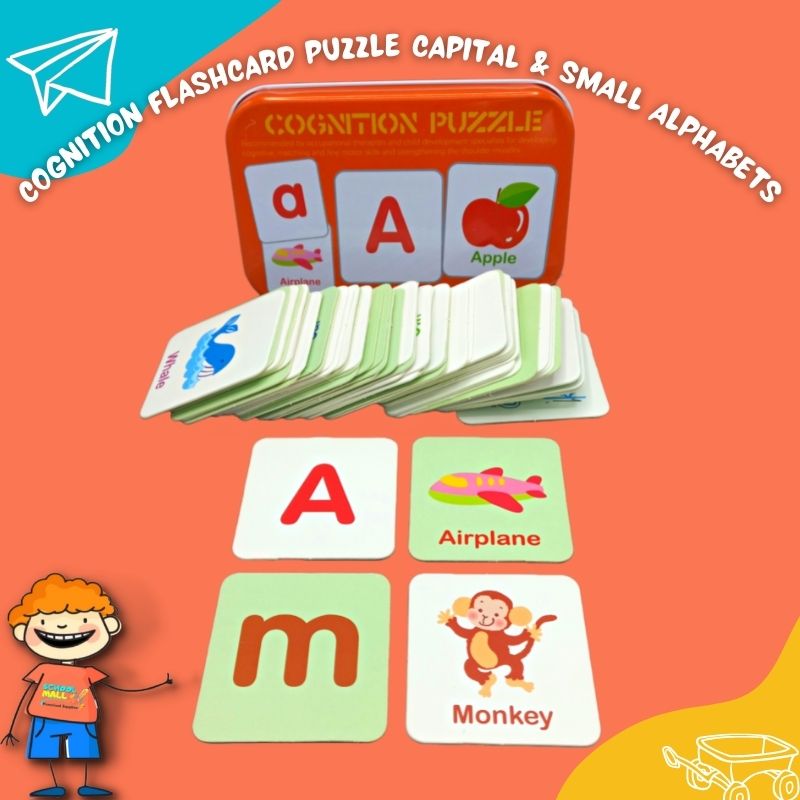 Cognition Flashcard Puzzle Capital & Small Alphabets