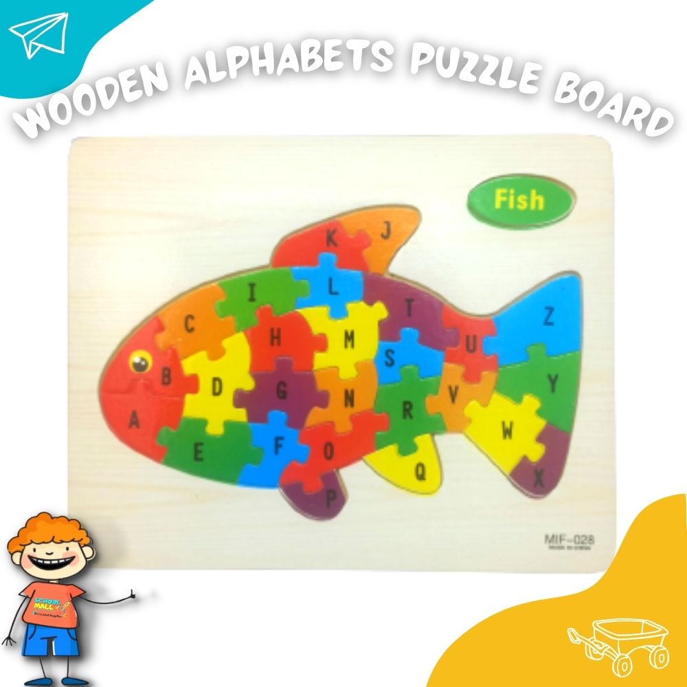 Wooden Alphabets Puzzle Board A-2