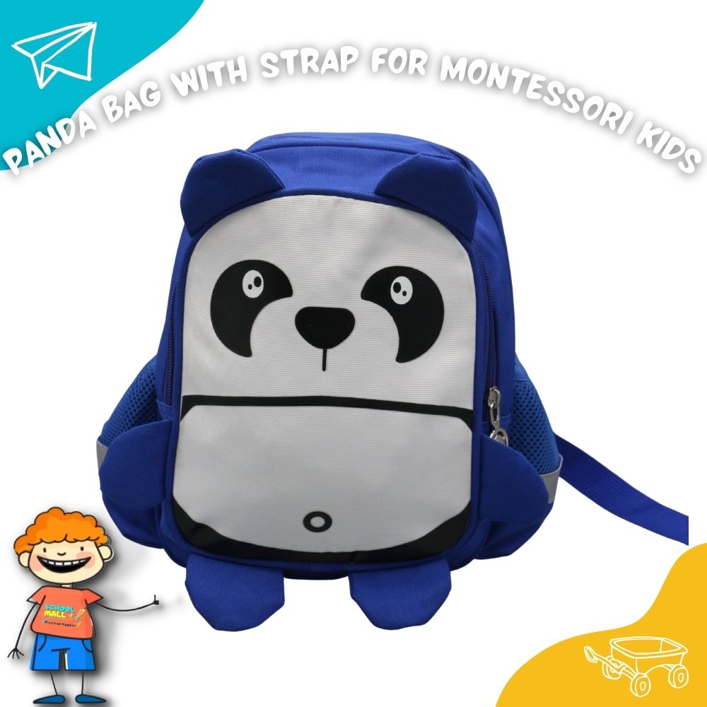 Panda Bag with Strap for Montessori Kids