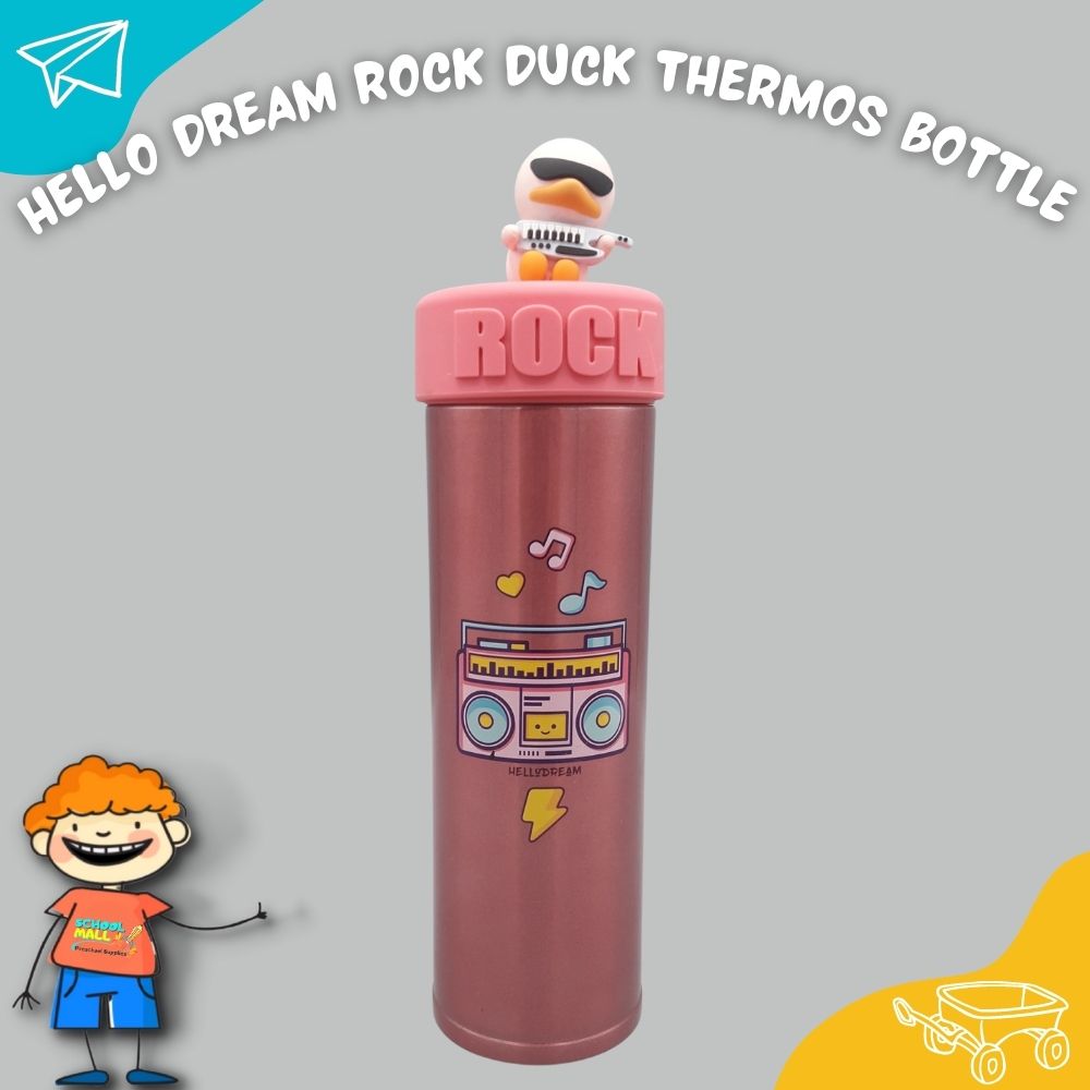 Hello Dream Rock Duck Thermos Bottle 330 mL