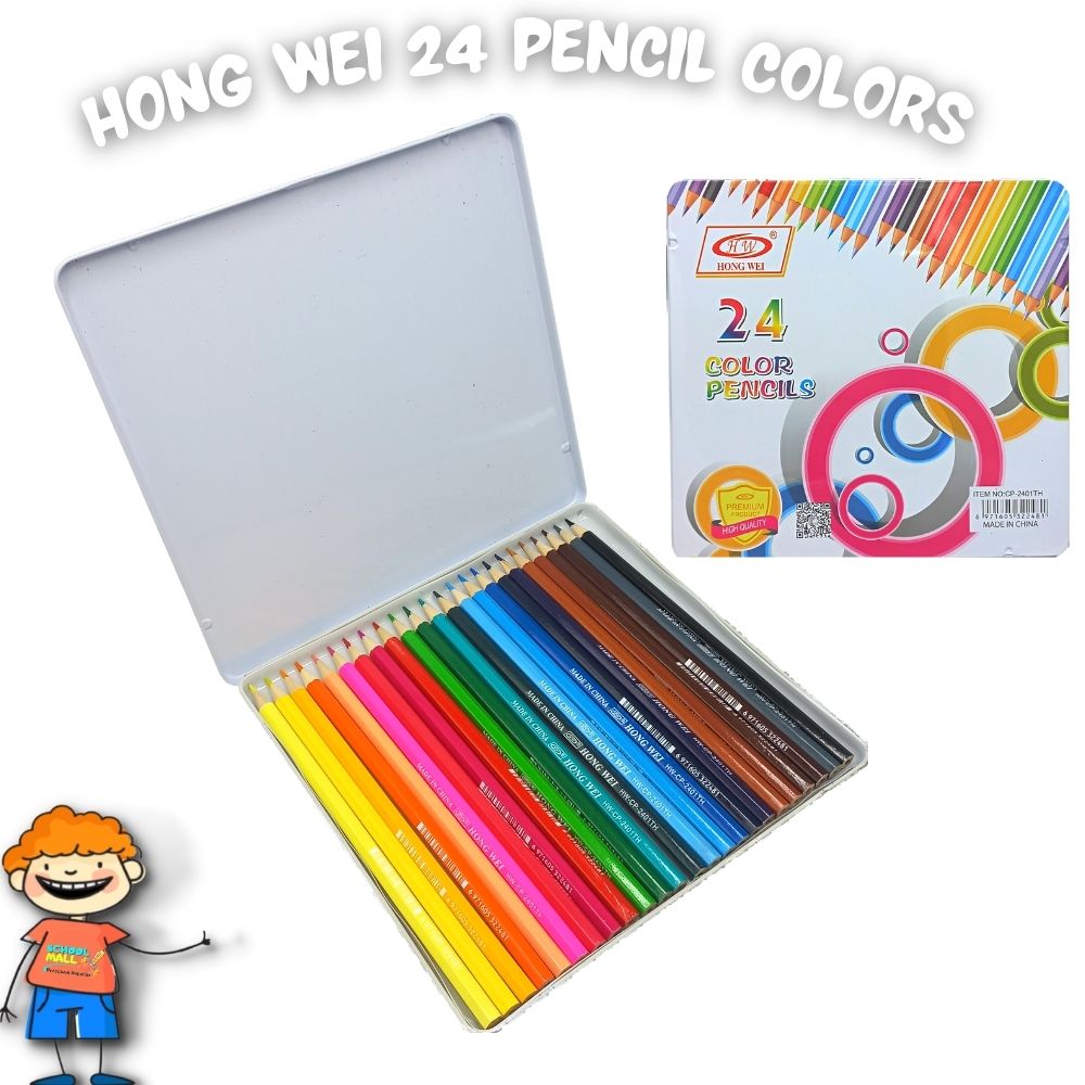 HONG WEI 24 Pencil Colors