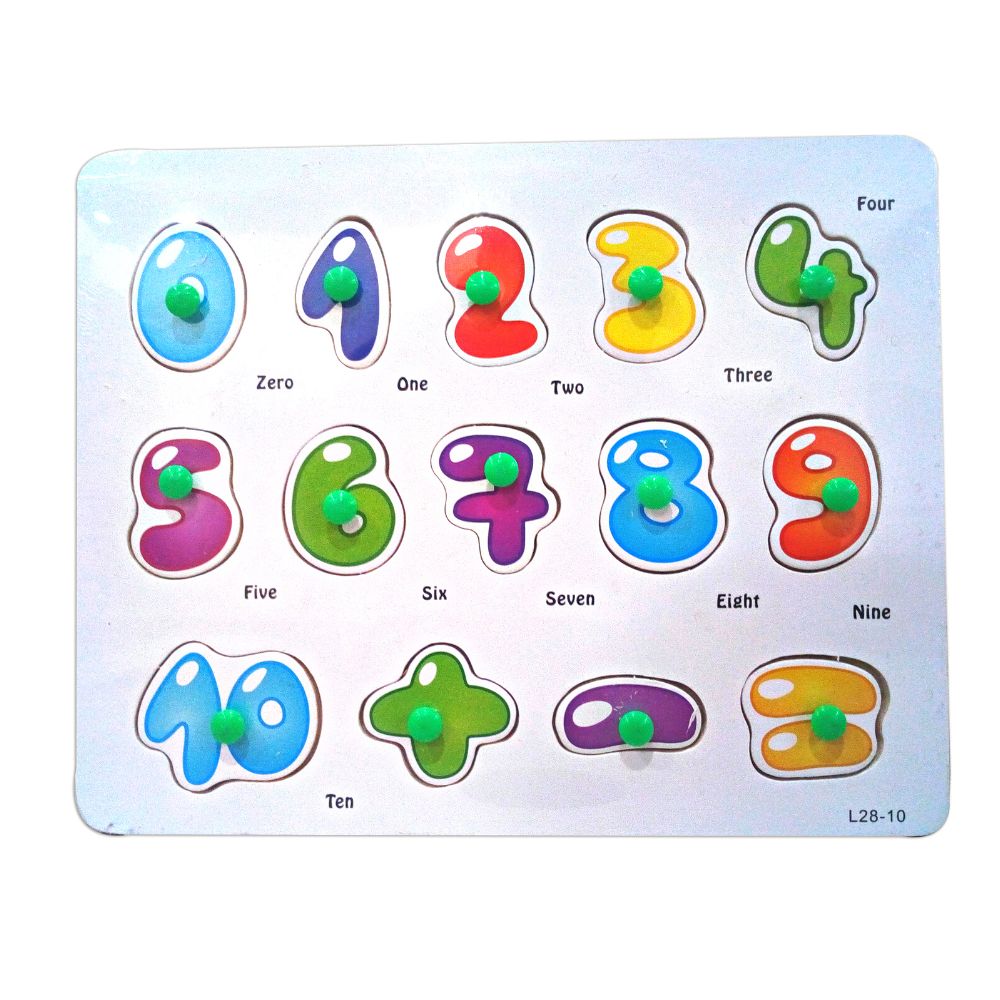 Numbers Learning Puzzle Board L28-10