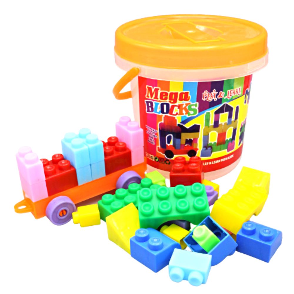 Plastic Mega Blocks for Kids