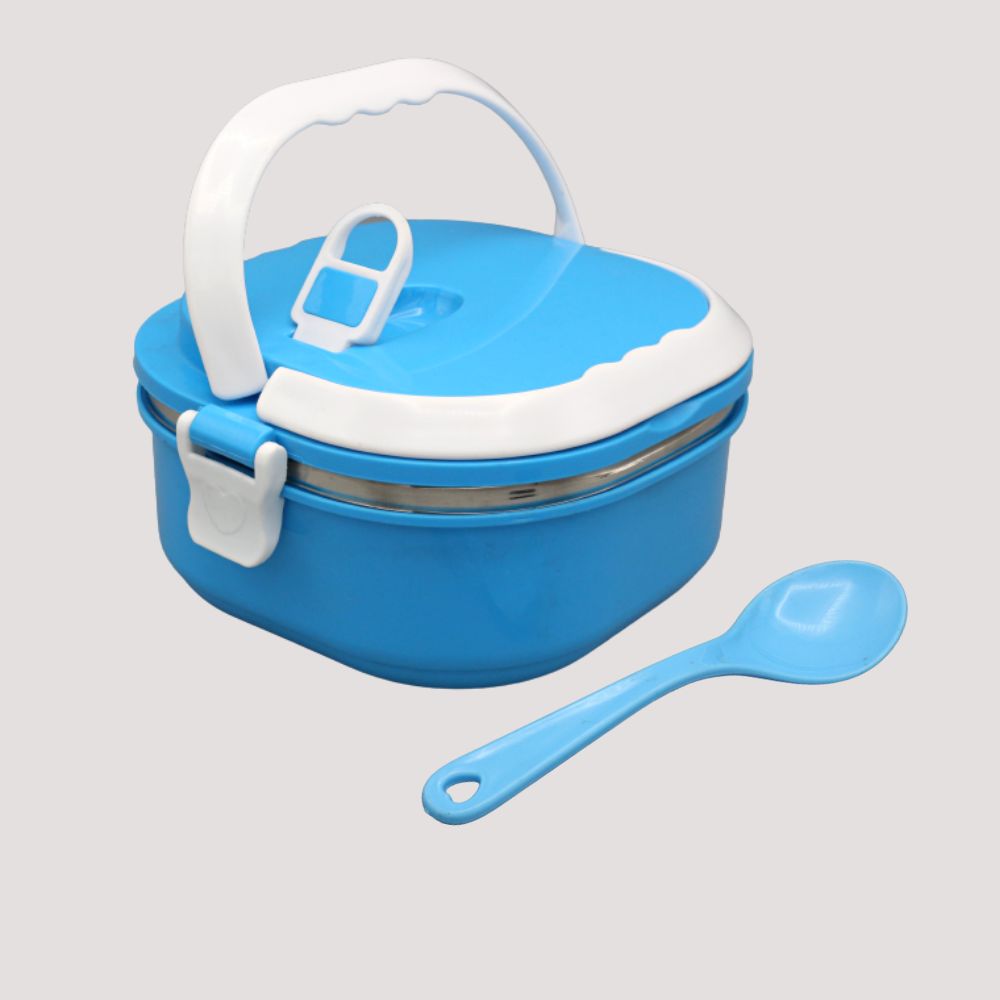 Square LLINCH Lunch box With Spoon (2)