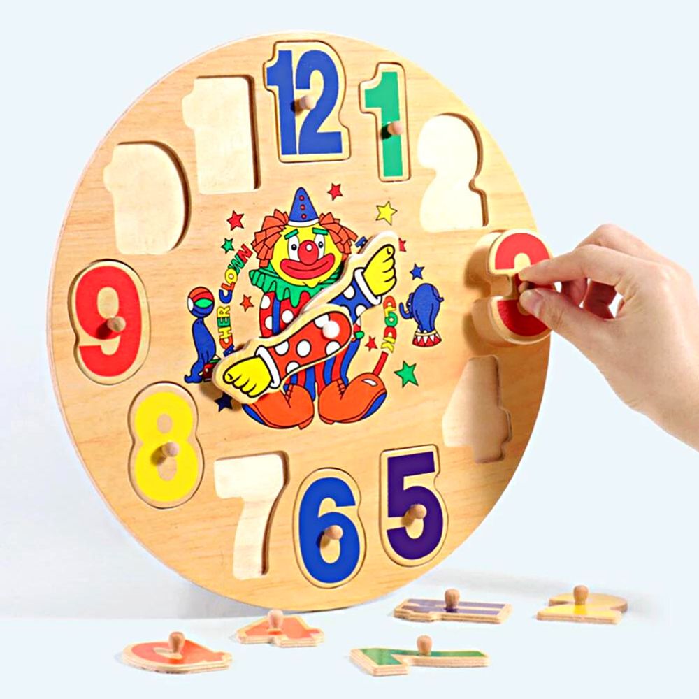 Techer Clown puzzle Clock (2)