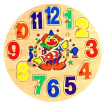 Techer Clown puzzle Clock