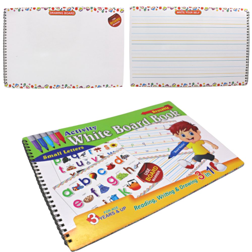 Reusable Activity white Board Book(Small Letters) (2)